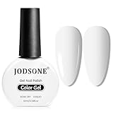 JODSONE 10ml Gel Nagellack Weiß Soak Off Led Gel Polish Nail Art Manicure Salon...