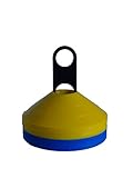 LA-24 Markierteller Standard - 40 Stück oder 100 Stück (Mittelblau/Gelb, 40...