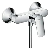 hansgrohe Logis - Duscharmatur Aufputz für 1 Verbraucher, Mischbatterie Dusche,...