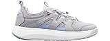 JOYA Marbella Light Grey, Damen Sommerschuh aus Air-Mesh mit elastischen...