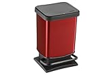 Rotho Paso Abfalleimer rot, 20L