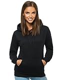 OZONEE Damen Kapuzenpullover Sweatjacke Sweatshirt Farbvarianten Kapuzenjacke...