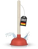 Klangfeiler® Abflussreiniger Pömpel - 140mm Saugglocke - Extra Saugstark &...