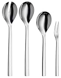 WMF Nuova Servierbesteck Set 4-teilig, Salatbesteck, Servierlöffel,...