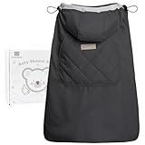 Bebear Winterbezug für Babytrage Warm Universal Hoodie Babytragebezug für alle...
