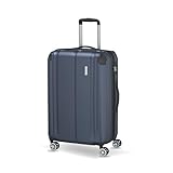 travelite Hartschalenkoffer mittelgroß, erweiterbar, 4 Rollen, CITY, Trolley...