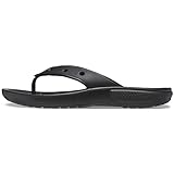 Crocs Unisex Classic Flip Flipflop, Schwarz, 39/40 EU