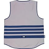 ABUS Warnweste Lumino Urban Vest - voll reflektierende Sicherheitsweste für...