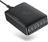 Topvork USB Ladegerät Mehrfach 60W 6 Port USB Mehrfach Ladestation mit Q-Pulse...