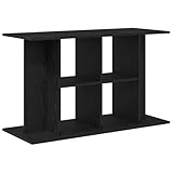 vidaXL Aquariumständer Schwarz Eichen-Optik 100x40x60 cm Holzwerkstoff,...