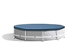 Intex Round Pool Cover - Poolabdeckplane - Für Metal und Prism Frame Pool 58108...