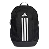adidas 3 Stripes Backpack Rucksack (black/black/white, one size)