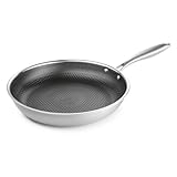 BRATmaxx Edelstahl-Pfanne | Universalpfanne mit Wabenstruktur &...