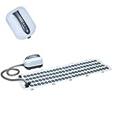 ZephyrGlow Luftsprudelbad mit 6 Intensitätsstufen, Whirlpoolmatte für...