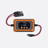 PowMr 15A MPPT Solar Laderegler, Power Intelligenter tragbarer Solarmodulregler,...