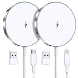 Mag-Safe Ladegerät Wireless Charger iPhone, 15W Schnell Apple induktive...