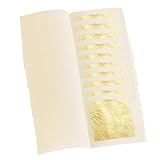 10 Blatt 24 Karat Echte Blattgold, Blattgold Flocken für Basteln Handwerk,...