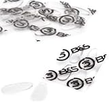 2 Paar (4 Stück) Nasenpads zum Aufkleben aus Silikon - 4 Größen - Höhe 0,7mm...