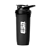 ESN Shaker Reforce Stainless Steel, schwarz, 700 ml, auslaufsicher,...