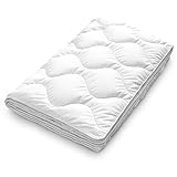 Siebenschläfer Bettdecke 135x200 cm – Medium Ganzjahresdecke für normal...