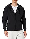 Fruit of the Loom Herren Zip Front Premium Kapuzenjacke, Schwarz (Black), L