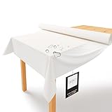 LILENO HOME Tischdeckenrolle 1,10 x 25 m - Tischdecke Weiß aus Vlies -...