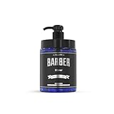 BARBER MARMARA Shaving Gel SILVER - Herren Rasiergel Transparent 1000ml - für...