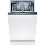 Bosch SPV2IKX10E Serie 2 Smarter Geschirrspüler vollintegriert, 45 cm breit,...