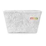 Make-up-Tasche, Reise-Kulturbeutel, groß, tragbar, Kulturbeutel mit Broschen, Flughafen, Handgepäck, Duschtasche, Reisezubehör, Make-up-Tasche für Damen, weiß
