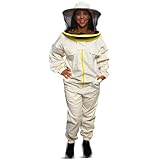 BEEART Professioneller Imkeranzug mit Rundhut Schutzanzug Unisex mit elastischen...