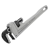 DURATECH Rohrzange, 350mm Aluminium Einhandrohrzange, Wasserpumpenzange für...