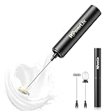 POWERLIX Pro 3-in-1 Elektrischer Milchschäumer Handheld - USB-C...