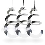 TronicXL 6X Windspirale Vogelabwehr Reflektierend Vogelschreck Spirale Windspiel...