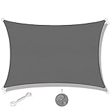 SUNNY GUARD Sonnensegel Rechteckig 3x4m Sonnenschutz Wasserabweisend...