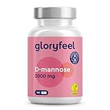 gloryfeel D-Mannose hochdosiert - 2000 mg reine D Mannose pro Tagesportion - 180...