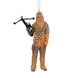 Hallmark Star Wars Chewbacca mit Schleife, Weihnachtsdekoration, Braun, H 9,4 cm...
