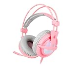 Sades A6 USB-Gaming-Headset, 7.1 Surround Sound PC, Gaming-Headset, mit Mikrofon...