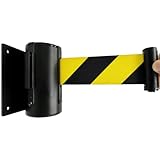 Sicherheitswarnbänder,Absperrseile,Wall mounted queuing barrier, Retractable...