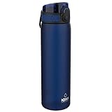 ion8 Trinkflasche, 500 ml, Auslaufsicher, Einhandöffnung, Sichere Verriegelung,...