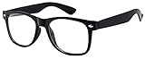 BOOLAVARD Nerd Sonnenbrille im Stil Retro Vintage Unisex Brille - 45 Modelle...