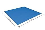 Bestway Flowclear™ quadratische Bodenplane, 335 x 335 cm, für Aufstellpools...