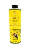 Bio-Rapsöl nativ 500 ml, kaltgepresst, angebaut und abgefüllt in Oberbayern,...