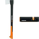 Fiskars Spaltaxt, Inklusive Klingen- und Transportschutz, Länge: 71 cm,...
