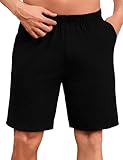 Uniexcosm Schlafanzughose Herren Kurz Sommer Schlafshorts Pyjamahose Baumwolle...