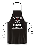 YORA Grillschürze für Männer Vatertagsgeschenk - Kochschürze lustig [inkl....