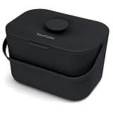 YourCasa Biomülleimer Küche 5L - Komposteimer für alltäglichen Biomüll...