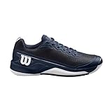 Wilson Herren Rush Pro 4.5 Clay Tennis Shoe, Navy Blazer/Navy Blazer/White, 44...