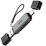 SD Kartenleser, uni USB Kartenleser, USB C Kartenleser, Micro SD Adapter,...