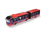 Dickie Toys - Spielzeug-Bus Volvo (rot) – lenkbarer City Bus (40 cm) zum...