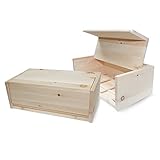 ZirbenFamilie Zirben-Brotkasten • Hygienische Aufbewahrungsbox 45x16x25cm aus...